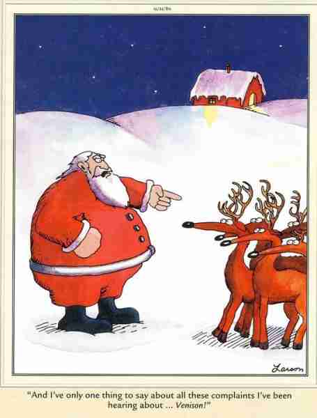 Лучшие праздничные комиксы The Far Side
