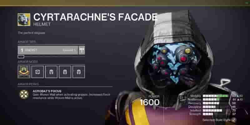 Рейтинг Экзотический шлем каждого охотника в Destiny 2