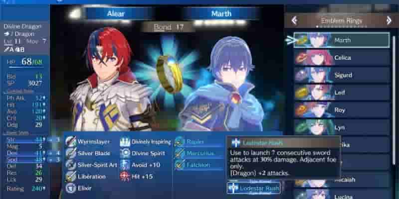 Fire Emblem Engage: 10 лучших способностей эмблемы