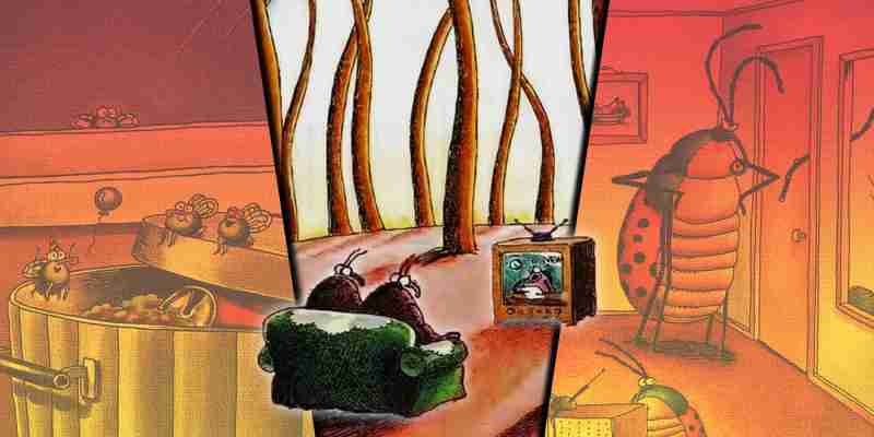 10 лучших комиксов The Far Side с участием насекомых, рейтинг