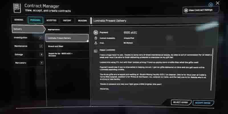 Star Citizen: Как получить награды Люминалии и внутриигровые миссии