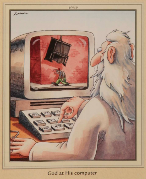 10 лучших комиксов The Far Side с участием Бога, рейтинг