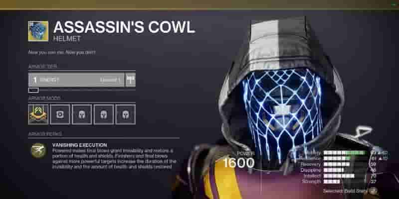 Ranking Экзотический шлем каждого охотника в Destiny 2