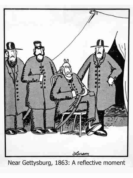 10 самых смешных комиксов Far Side о войне