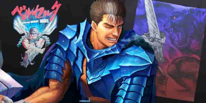 Новые черно-белые футболки с манга-графикой от Berserk выходят в международный прокат