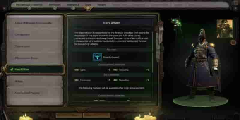 Warhammer 40K: Rogue Trader - каждое происхождение, рейтинг