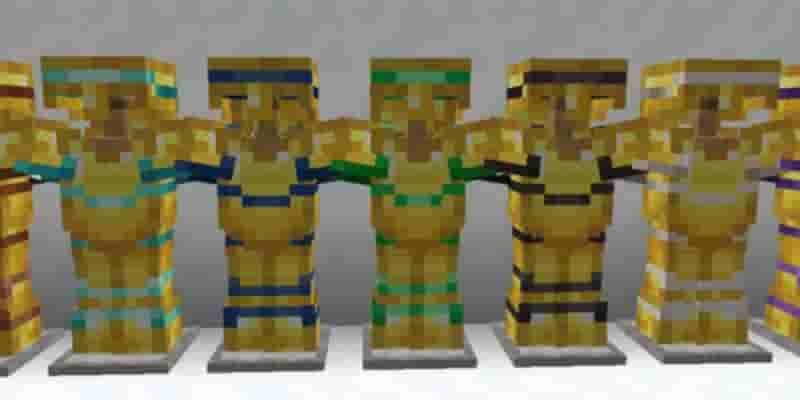 M inecraft: все виды отделки брони Trails & Tales