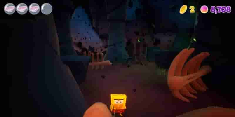 SpongeBob SquarePants: The Cosmic Shake: прохождение доисторического леса водорослей