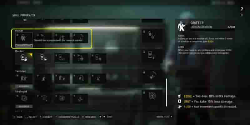 Payday 3: Как исследовать навыки