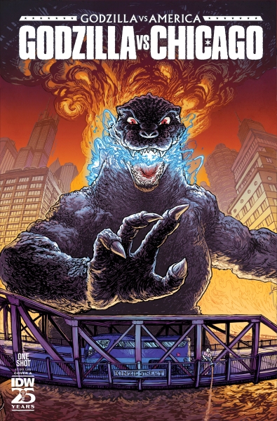 Эксклюзивный предварительный обзор Godzilla vs. Chicago #1 - Визит Годзиллы в Город Ветров - необычное наслаждение