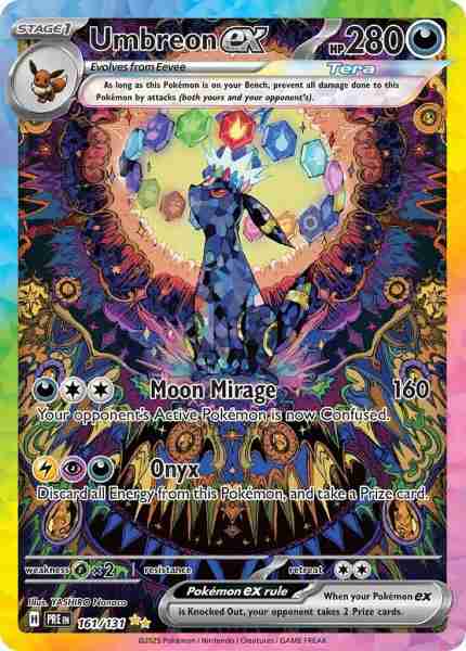 pok & eacute; mon tcg: Prismatic Evolutions '10 самых дорогих карт, ранжированные
