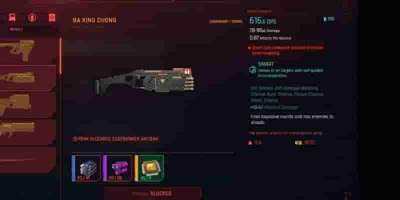 Cyberpunk 2077: все уникальное созданное оружие, Рейтинг