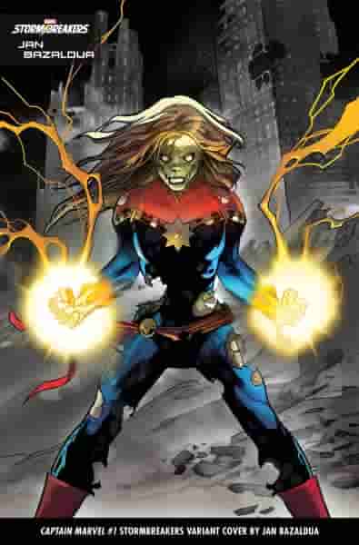 Marvel выпускает вариант Капитана Марвела Обложки