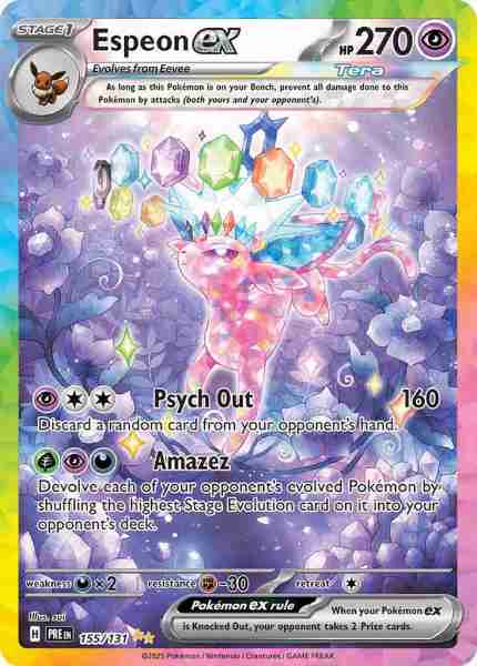 pok & eacute; mon tcg: Prismatic Evolutions '10 самых дорогих карт, ранжированных