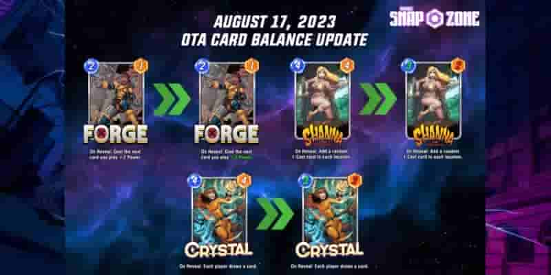 Все, что вам нужно знать об обновлении OTA баланса Marvel Snap (17 августа)