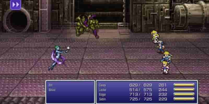 Каждый Шива Появление в основной линии Final Fantasy, в хронологическом порядке