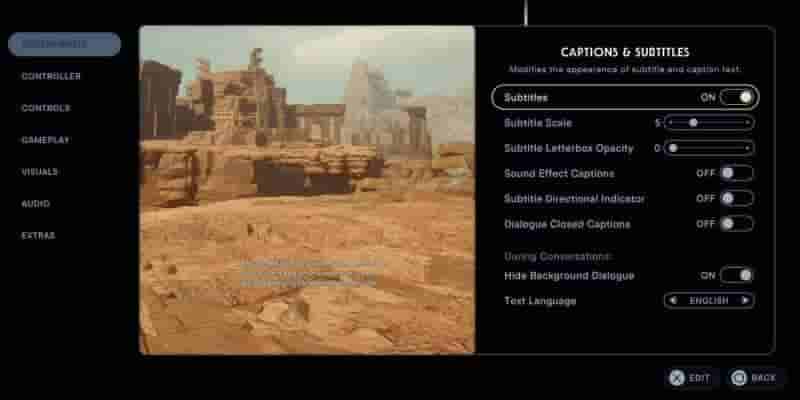 Star Wars Jedi: Survivor расширяет границы игровой доступности