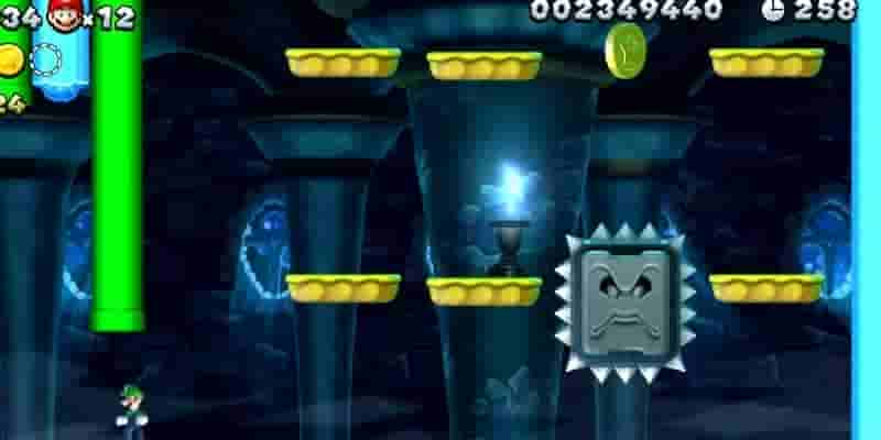 Новый Super Mario Bros. U Deluxe: Все Frosted Glacier Star Coins
