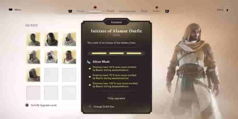 Assassin’s Creed Mirage: все наряды, ранговые