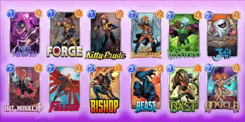 Marvel Snap: Лучшие колоды Нико Минору
