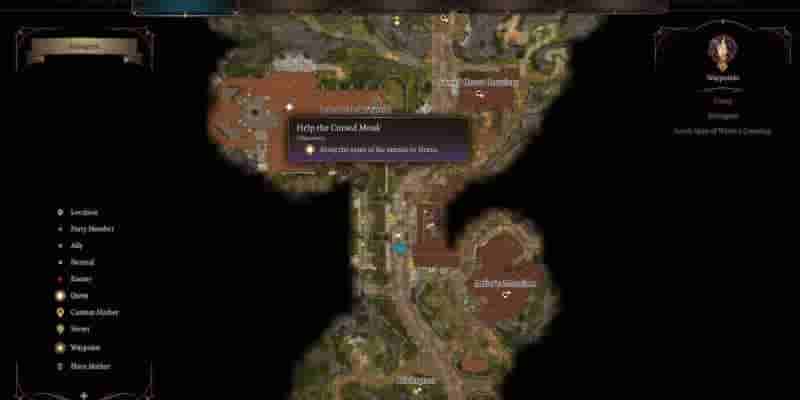 Baldur's Gate 3: Как помочь Проклятый монах