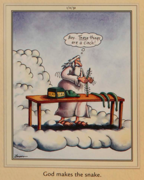 10 лучших комиксов The Far Side с участием Бога, рейтинг