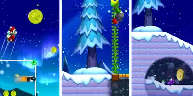 Новый Super Mario Bros. U Deluxe: Все Frosted Glacier Star Coins