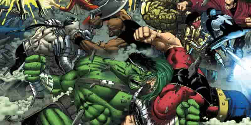 Marvel: Халк сражается с другими героями в этих комиксах