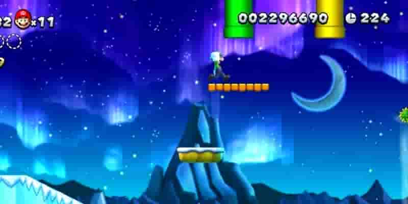 Новый Super Mario Bros. U Deluxe: Все Frosted Glacier Star Coins