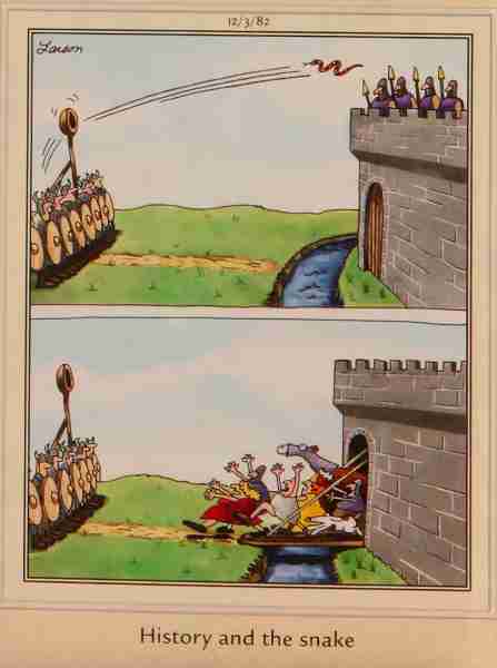 10 самых смешных комиксов Far Side о войне