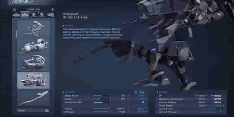 Armored Core 6: 10 лучших видов оружия ближнего боя в рейтинге