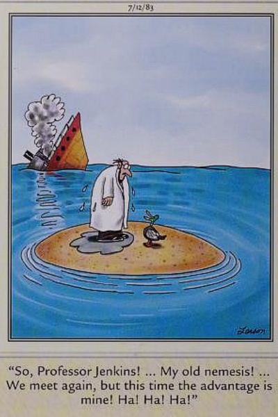 10 самых странных комиксов Far Side Люди и животные