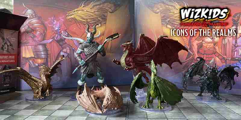 WizKids D&D: Icons of the Realms Return of the Dragons Booster Brick Unboxing