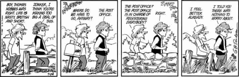 Как Гарри Трюдо Doonesbury отличает себя от других комиксов