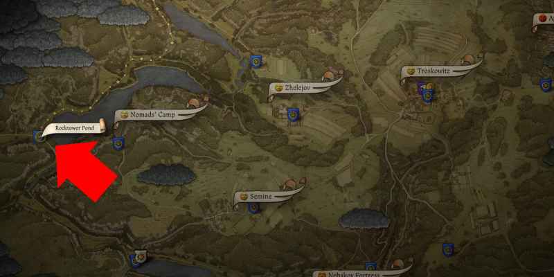  Kingdom Come: Relavance 2: Все быстрой туристической точки. p> </p>
<p> Нет ничего важного, расположенного в точке путешествий по пруду Роктауэр, помимо придорожного лагеря, если вам отчаянно нужен место для сна в крайнем случае. </p>
<p> &#x2715 Удалите объявления </p>
<p>Тем не менее, сам пруд Rocktower является крупнейшим водоемом в Троши, и в нем есть несколько мероприятий, в том числе квесты Джонни Гоб и Матт. /p> </p>
<h2 id = 