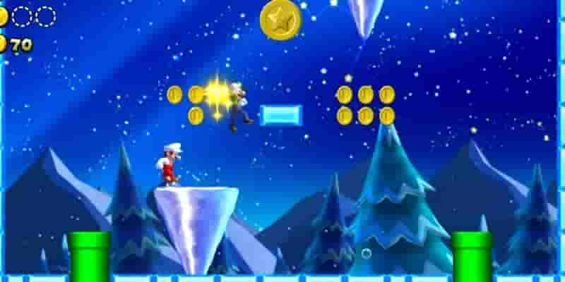 Новый Super Mario Bros. U Deluxe: Все Frosted Glacier Star Coins