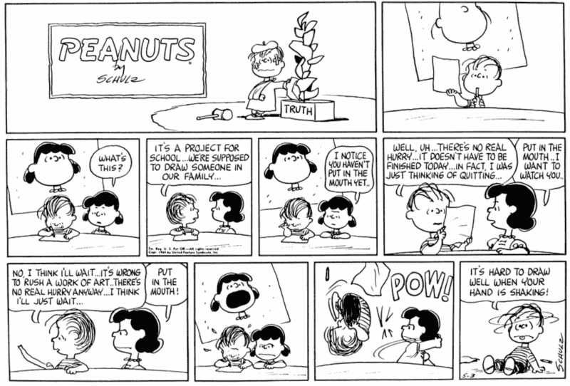 10 самых мрачных комиксов Peanuts всех времен
