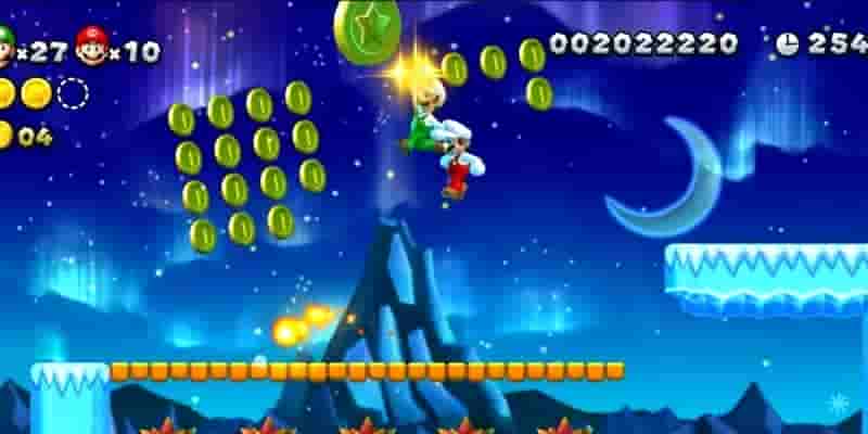 Новый Super Mario Bros. U Deluxe: все звездные монеты Frosted Glacier