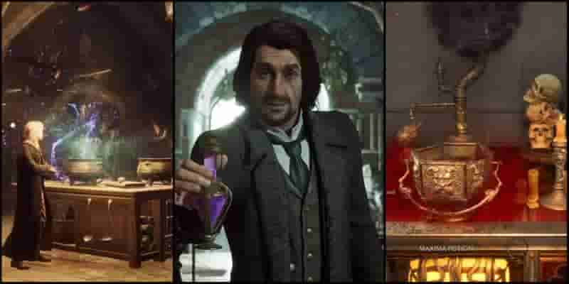 Все зелья наследия Хогвартса и способы их изготовления