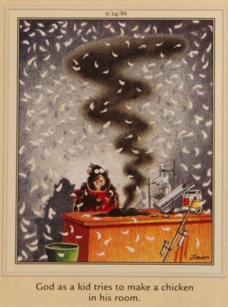 10 лучших комиксов The Far Side с участием Бога, рейтинг