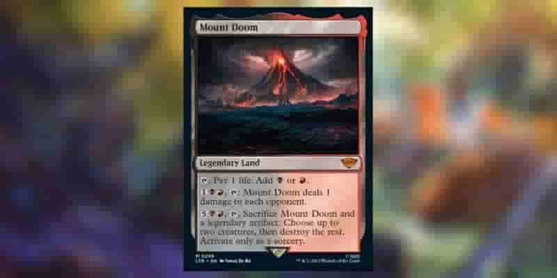 MTG: Карта Tales of Middle-earth's Mount Doom рассказывает эпическую историю