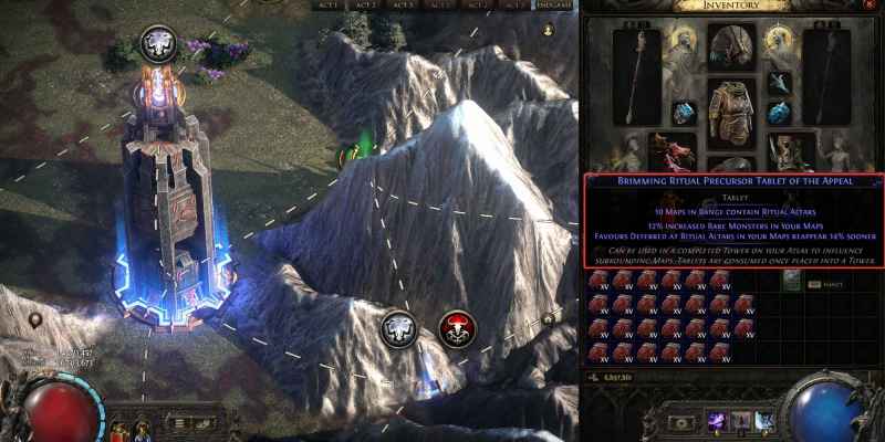 Путь Exile II: Гайд по ритуальному эндшесу