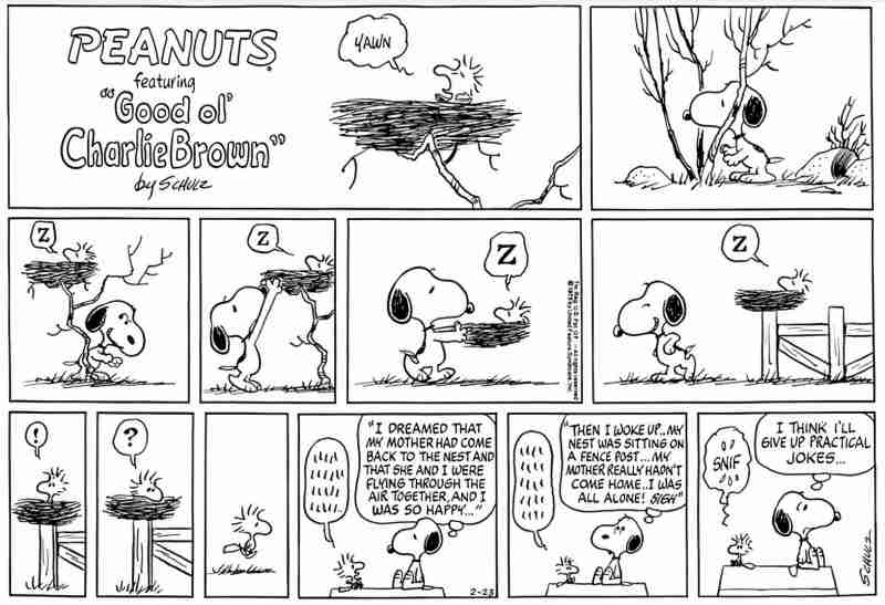 10 лучших комиксов Woodstock Peanuts, рейтинг