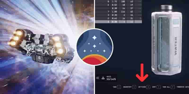 Starfield: Как выбросить груз