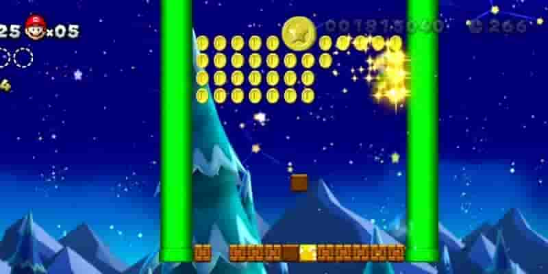 Новый Super Mario Bros. U Deluxe: Все Frosted Glacier Star Coins