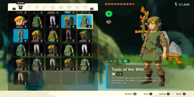 Tears Of The Kingdom - Armor Of The Wild Location