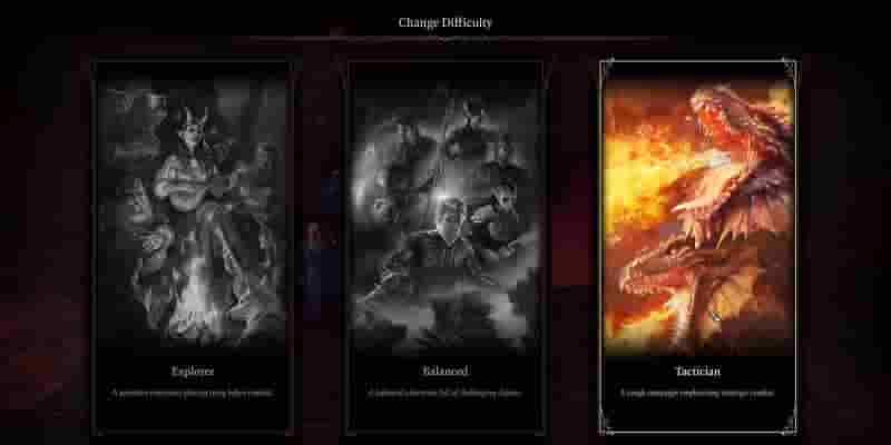 Baldur's Gate 3: различия в настройках сложности, объяснение