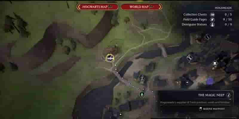 Hogwarts Legacy: Гайд по местонахождению фруктов фигового дерева