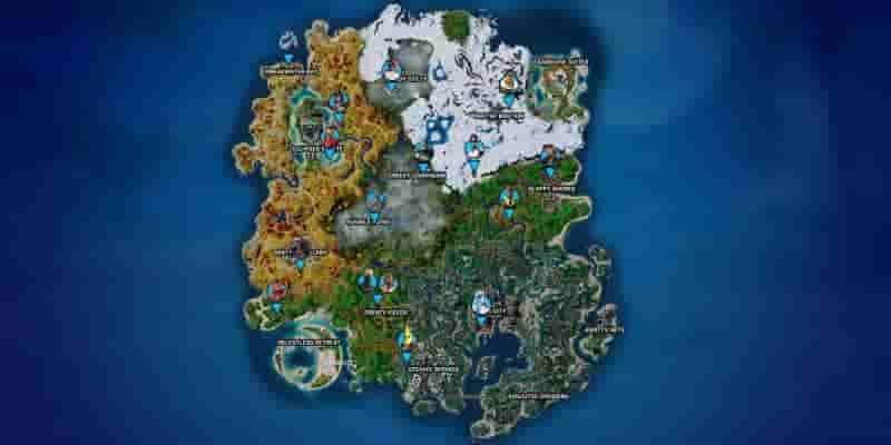 Fortnite, глава 4, сезон 4: локации всех NPC
