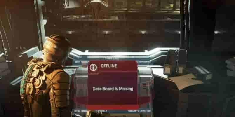 Как найти табло данных в Dead Space Chapter 1